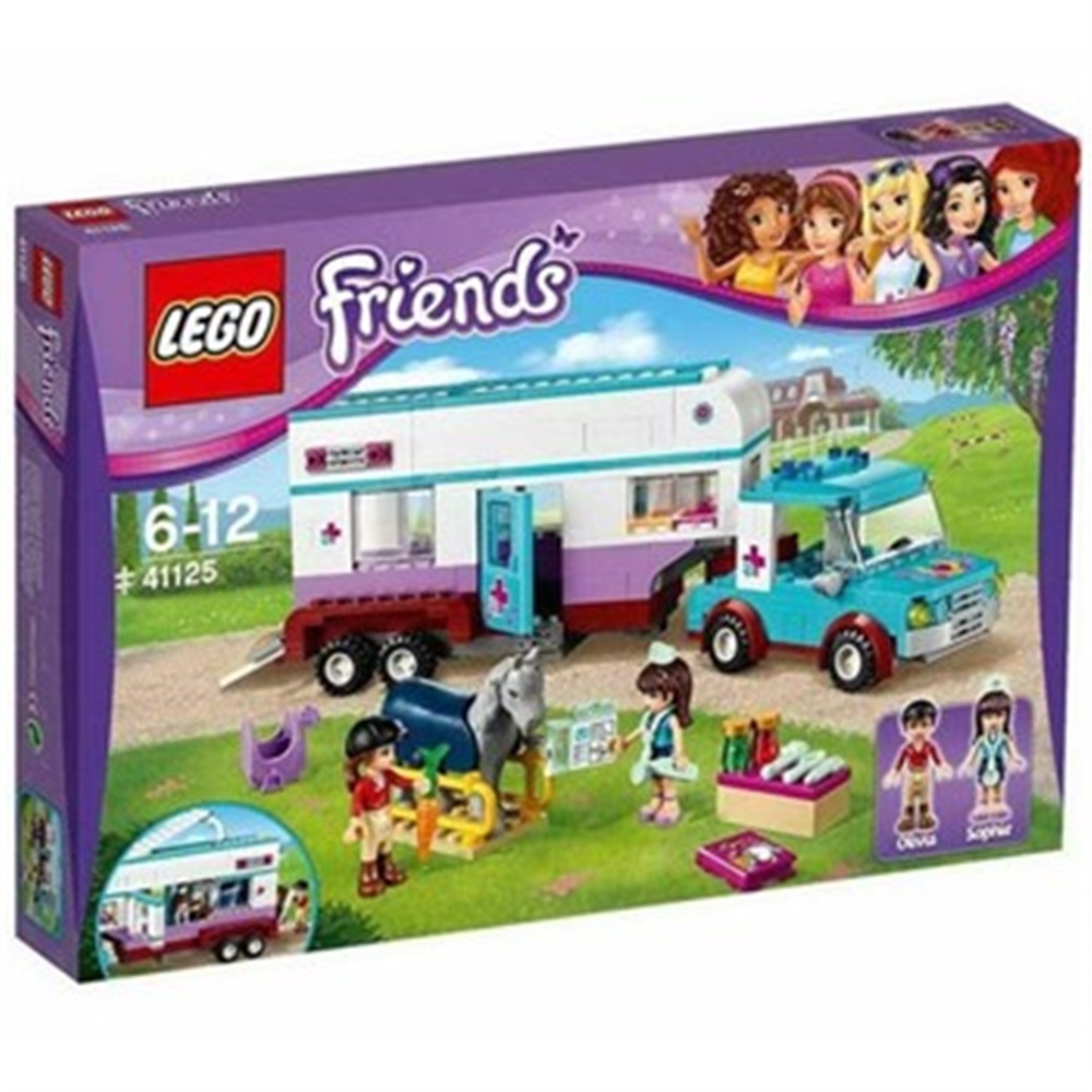 LEGO FRİENDS AT VE VETERİNERI RÖMORKU