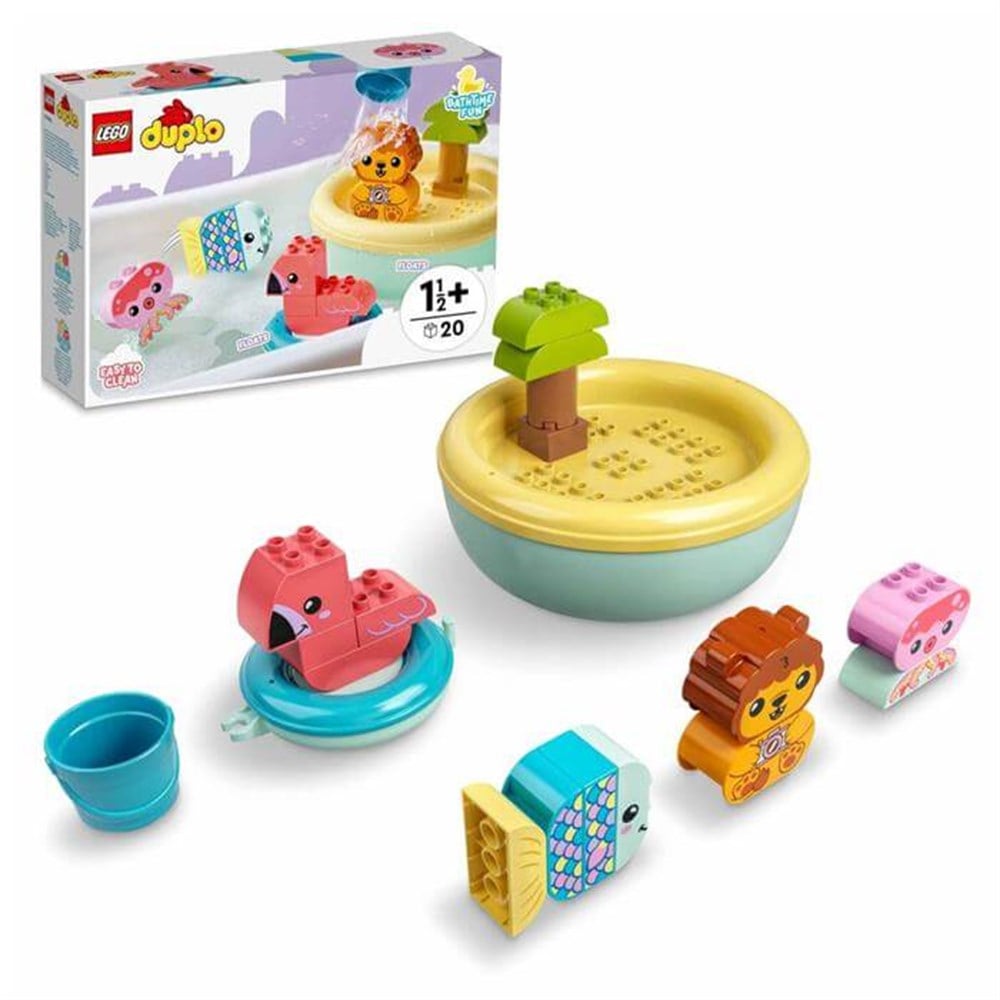 LEGO DUPLO ILK BANYO ZAMANI EGLENCESI YUZEN HAYVAN ADASI 10966 Lego LED10966