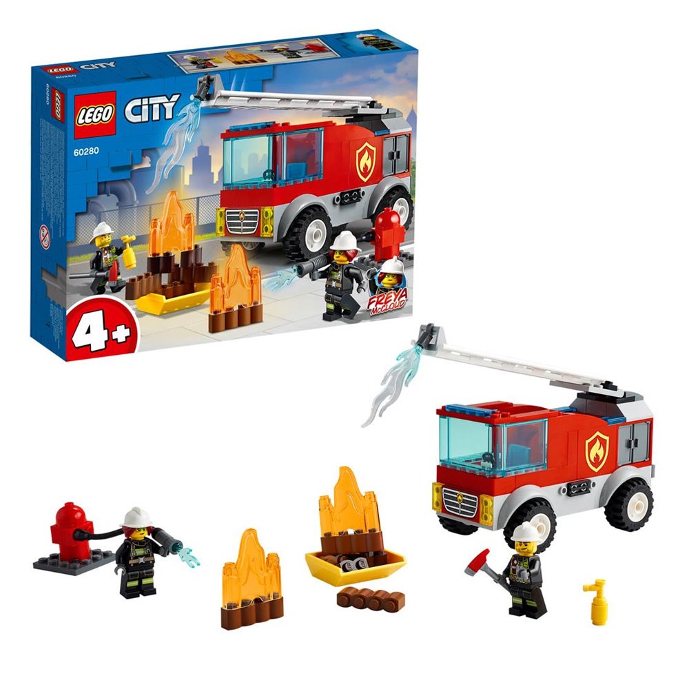 Lego City Merdivenli İtfaiye Kamyonu 60280 Lego LSC60280
