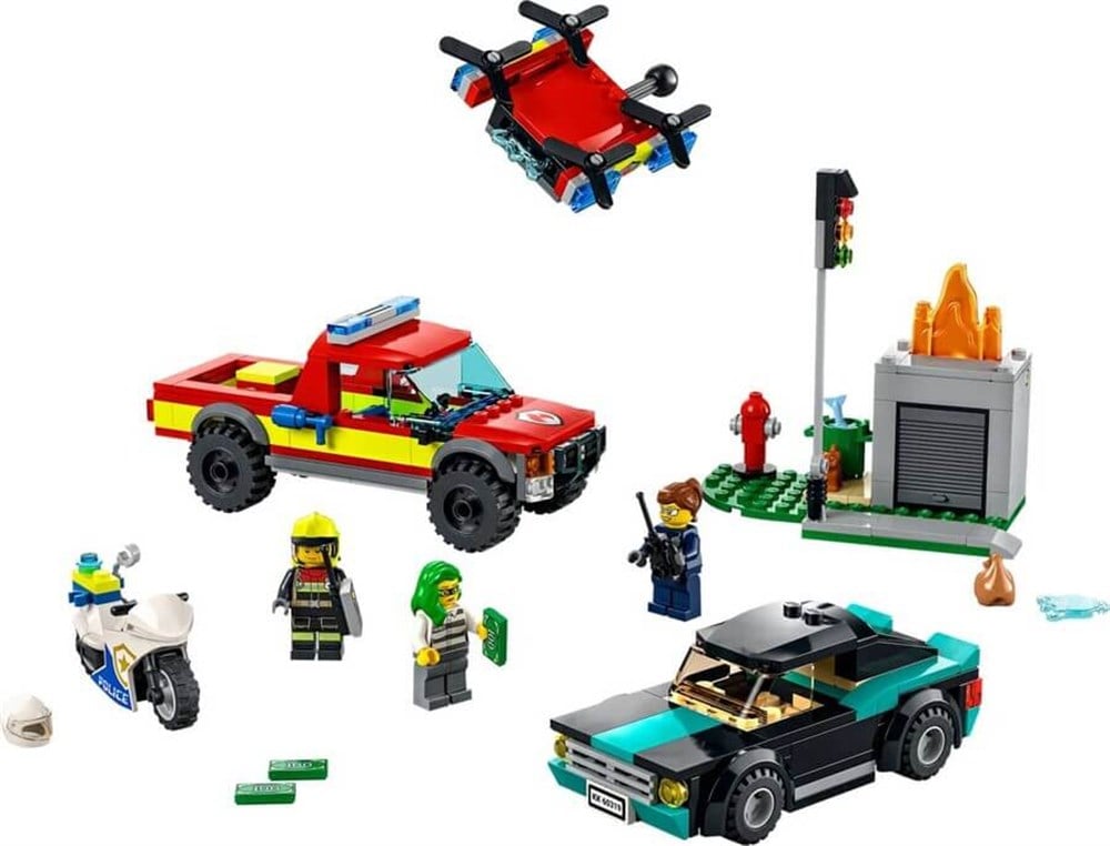 LEGO CITY ITFAIYE KURTARMA OPERASYONU VE POLSI TAKIBI 60319 Lego LSC60319