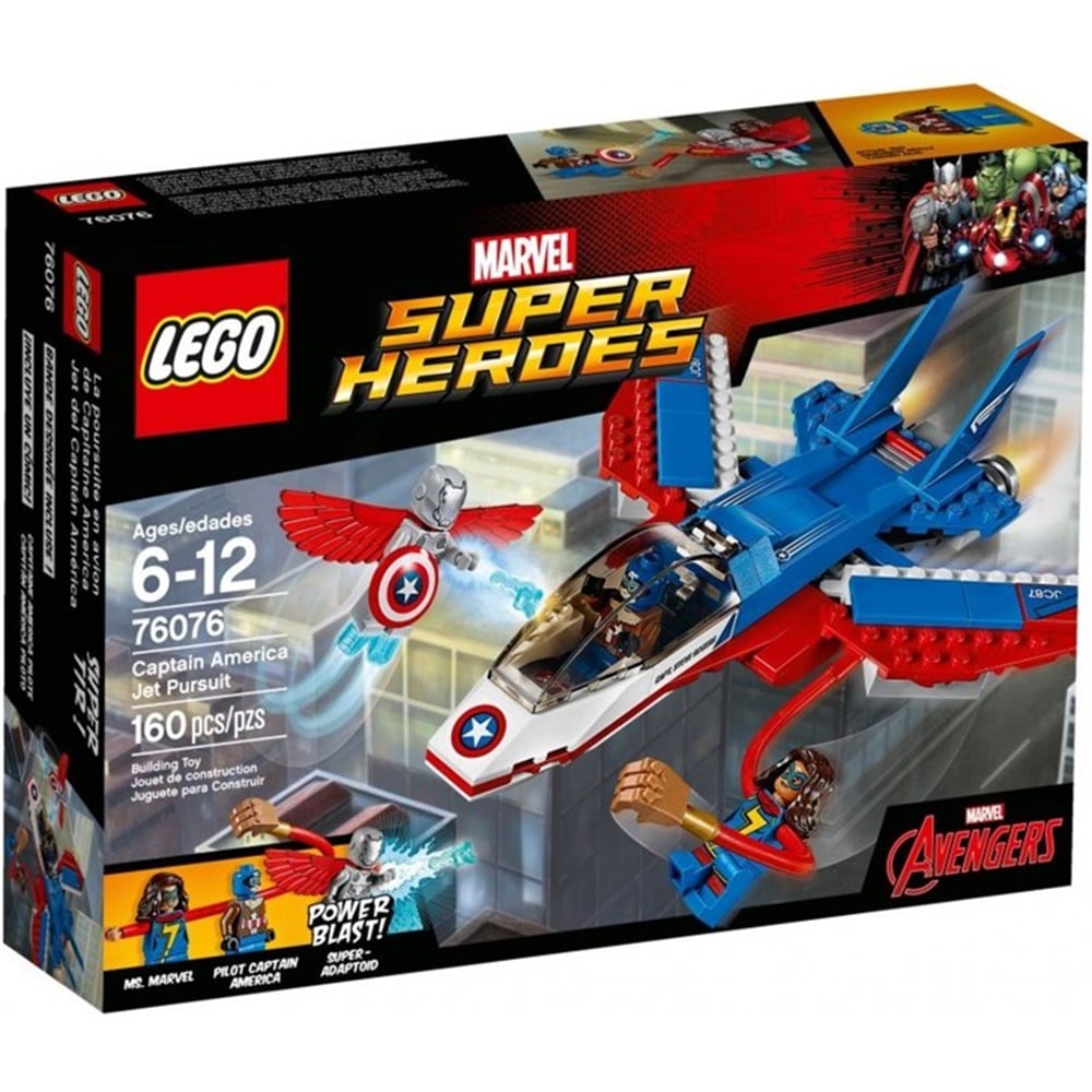 LEGO Marvel Super Heroes Captain America Jet Takibi 76076