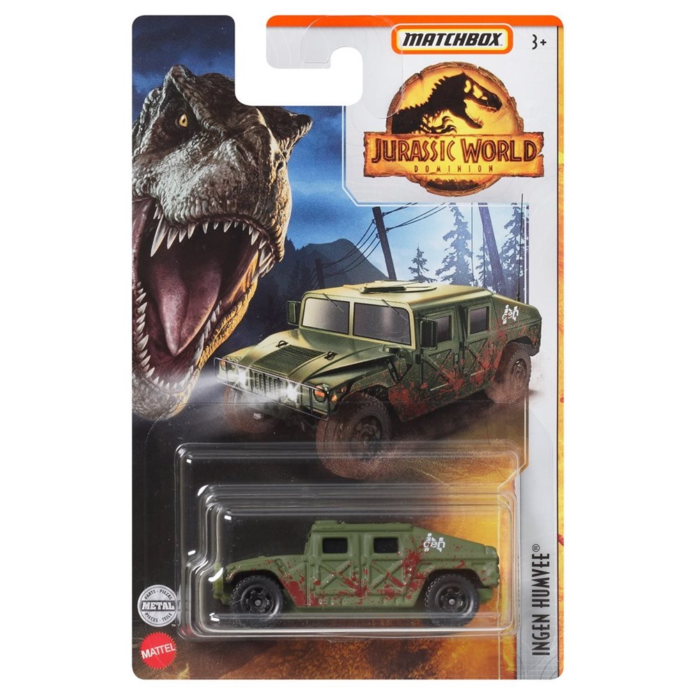 Matchbox Jurassic World Tekli Araçlar FMW90-HBH13 Matchbox HBH13