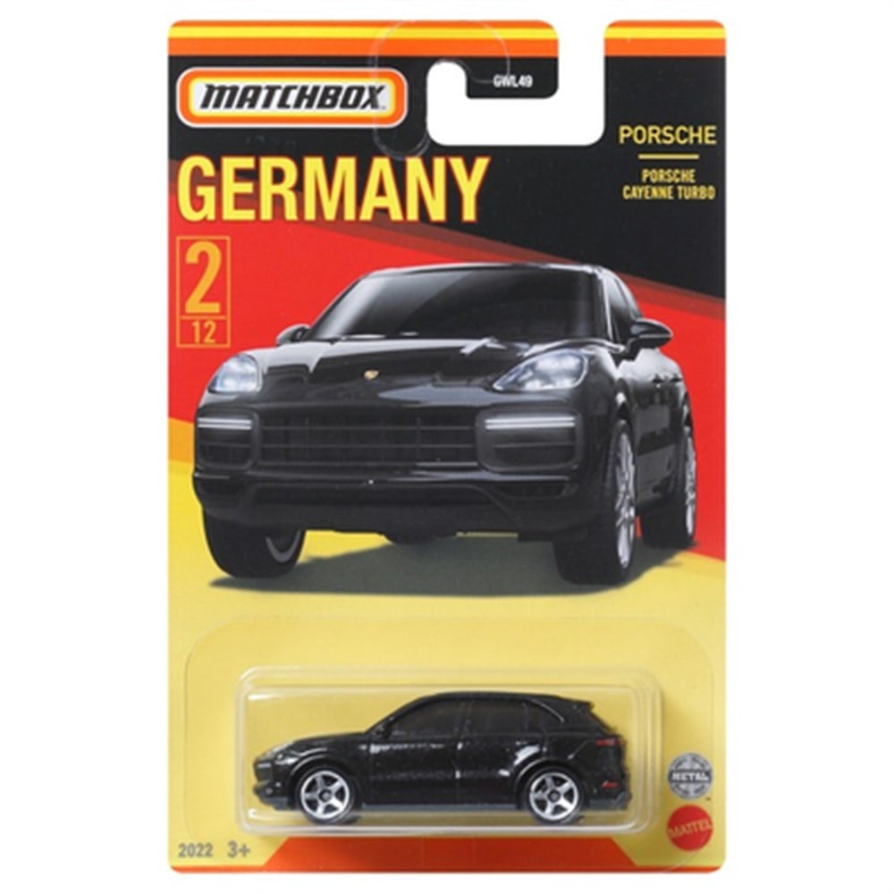 Matchbox Almanya Araçları Serisi Porsche Cayenne Turbo HFH45-GWL49 Matchbox HFH45