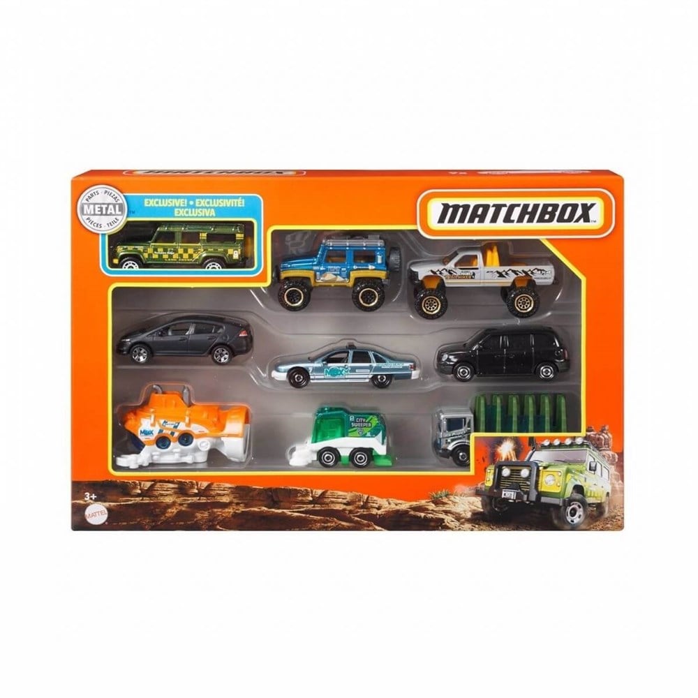 MATCHBOX DOKUZLU ARABA SETI X7111 Matchbox X7111