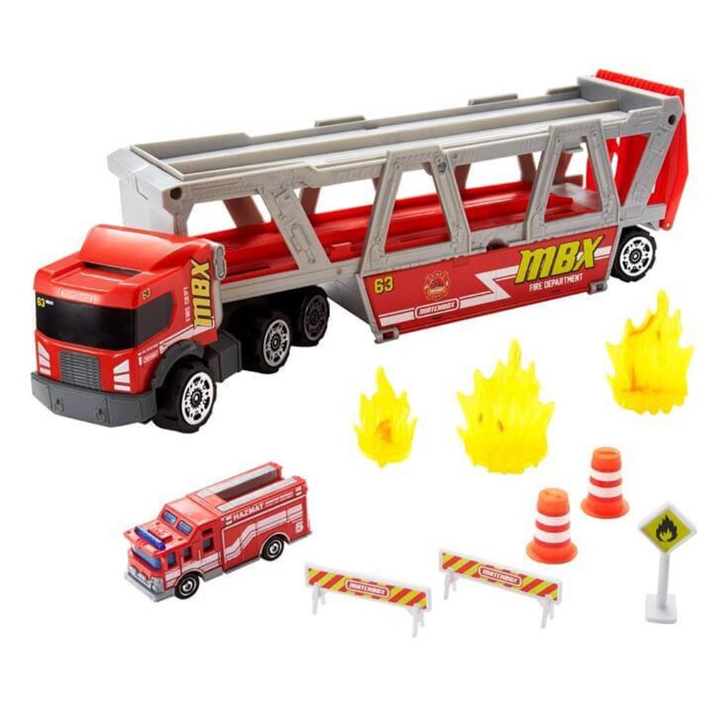 Matchbox Taşıyıcı İtfaiye Aracı Oyun Seti GWM23 Mattel GWM23