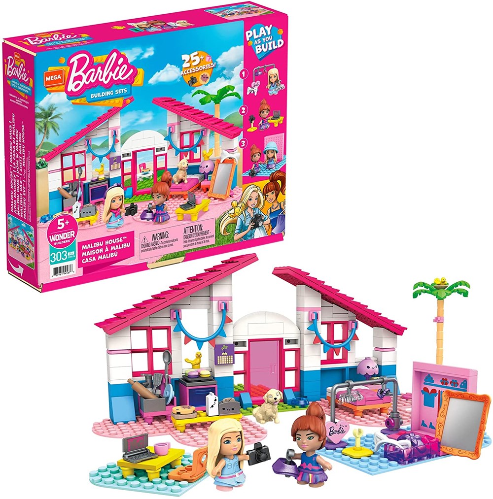 Mega Barbie Malibu Evi GWR34 Mega Bloks GWR34