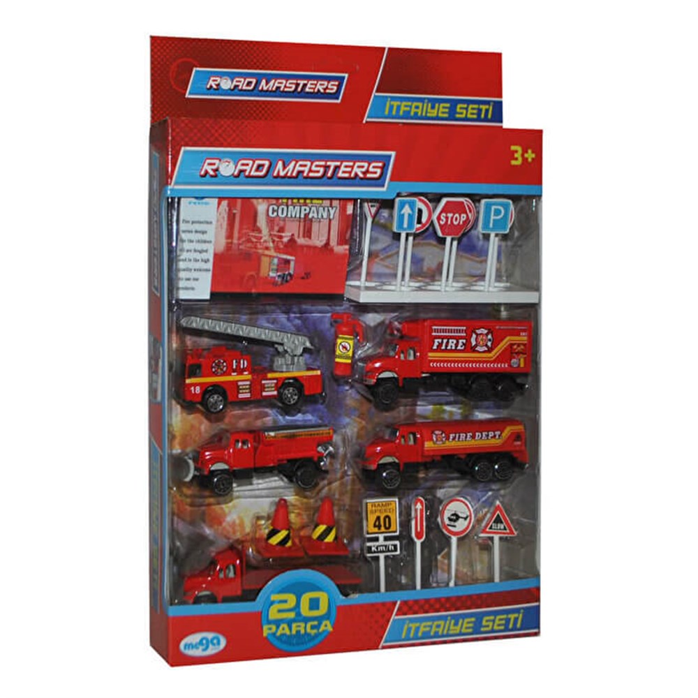 Mega Die Cast İtfaiye Seti 20 Parça Mega CXYP3105
