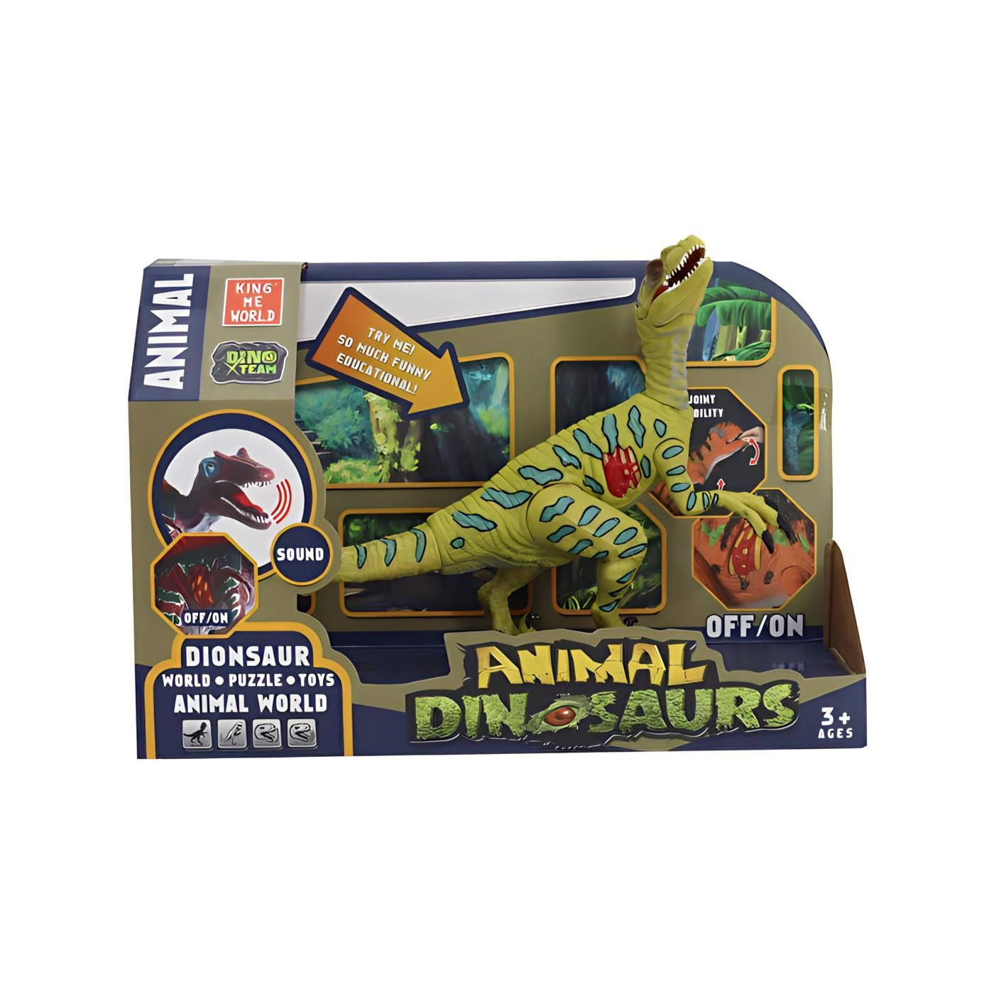 Animal Dinosaurs Serisi Sesli Işıklı Dino A7 Mega Oyuncak BIG308A7