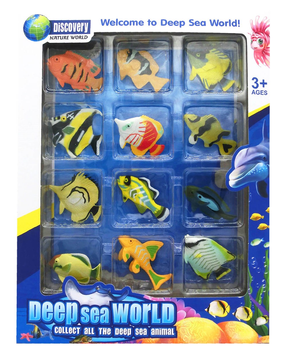 Kutuda 12'li Balık Seti Mega Oyuncak BIG36111