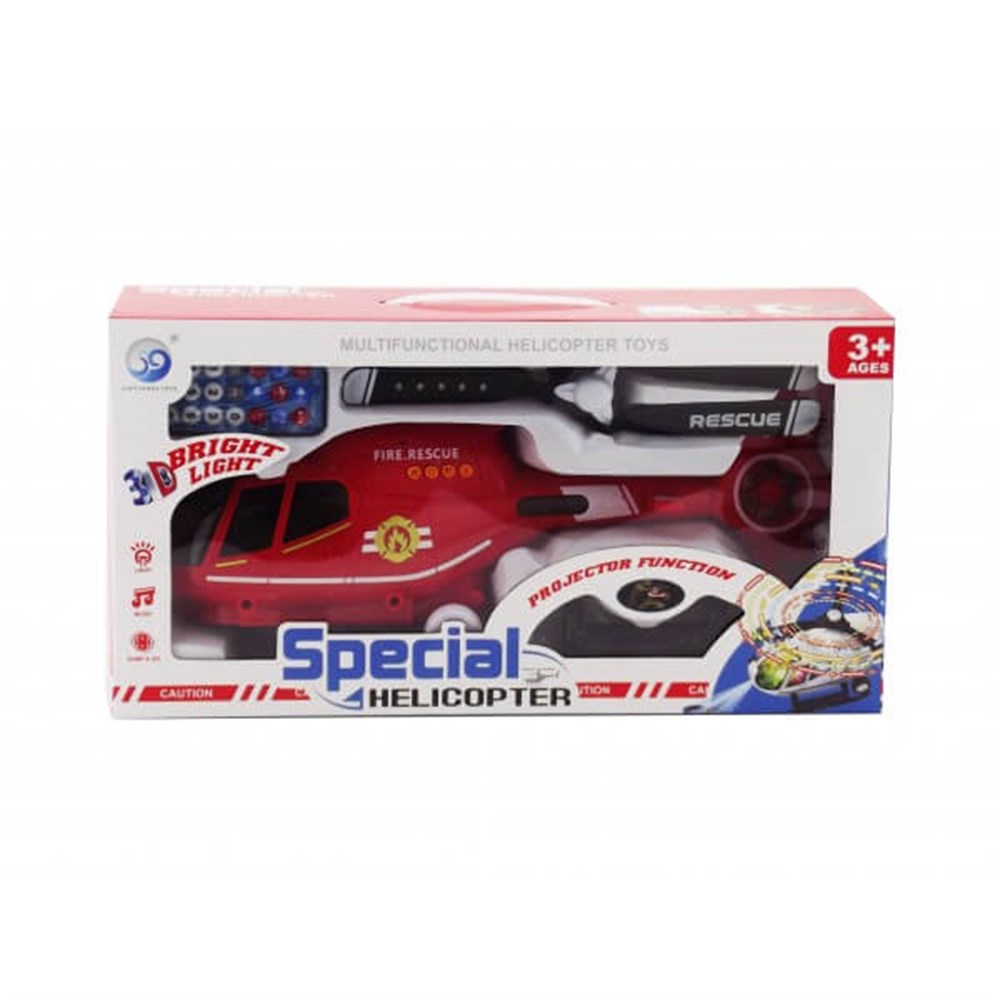 Pervanesi Işıklı Helikopter Mega Oyuncak BIGD178B