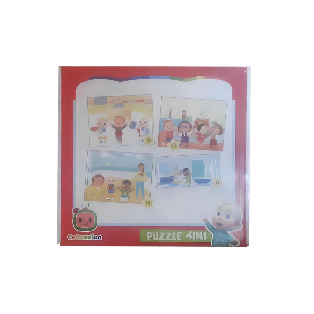 Laço Kids Cocomelon 4in1 Puzzle 3+ Mega Oyuncak CO7898