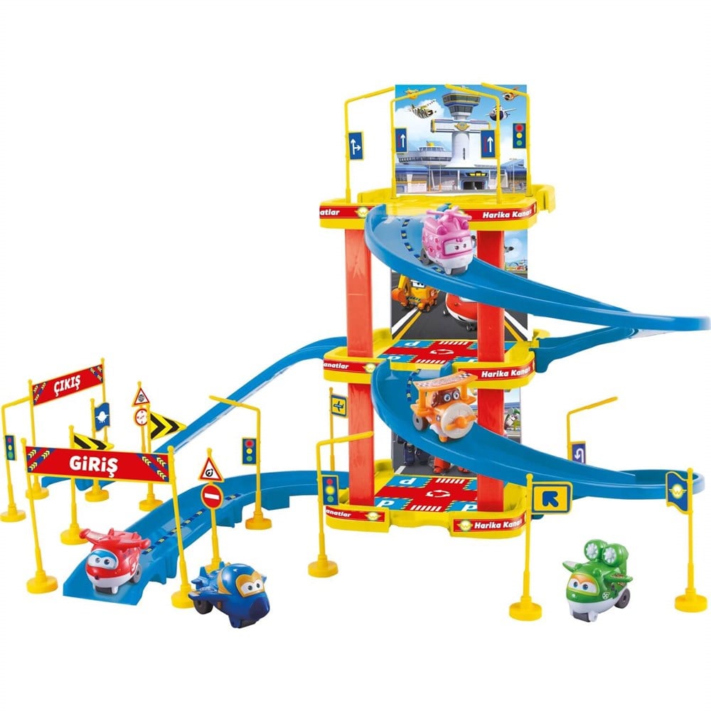 Harika Kanatlar Dev Uçak Garajı Mega Oyuncak MGA01363