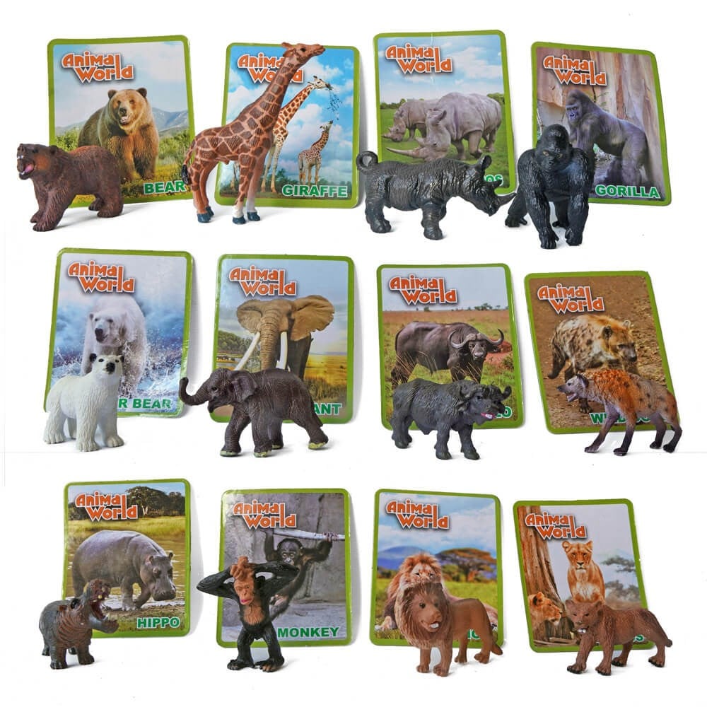 24 Parça 7 Cm Hayvan Seti Mega Oyuncak MGABS008