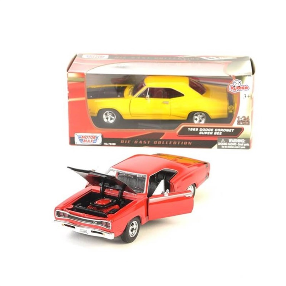 Metal Motormax 1969 Dodge Coronet 1:24