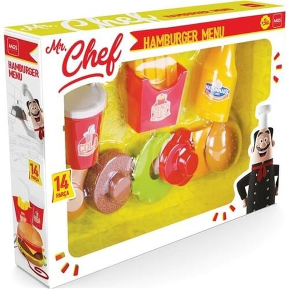 Mr.Chef Hamburger Seti Kutulu MGS 3290 MGS MGS 3290
