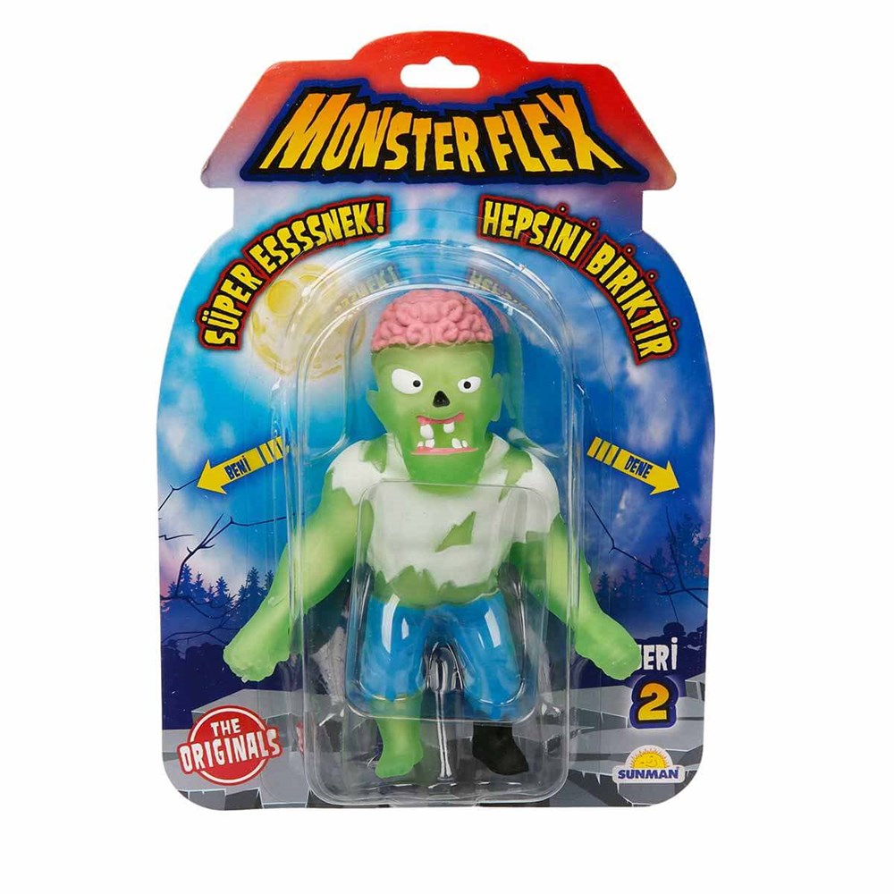 Monster Flex Süper Esnek Figür S2 15 Cm - Zombie Monster Flex S00089378 ZB