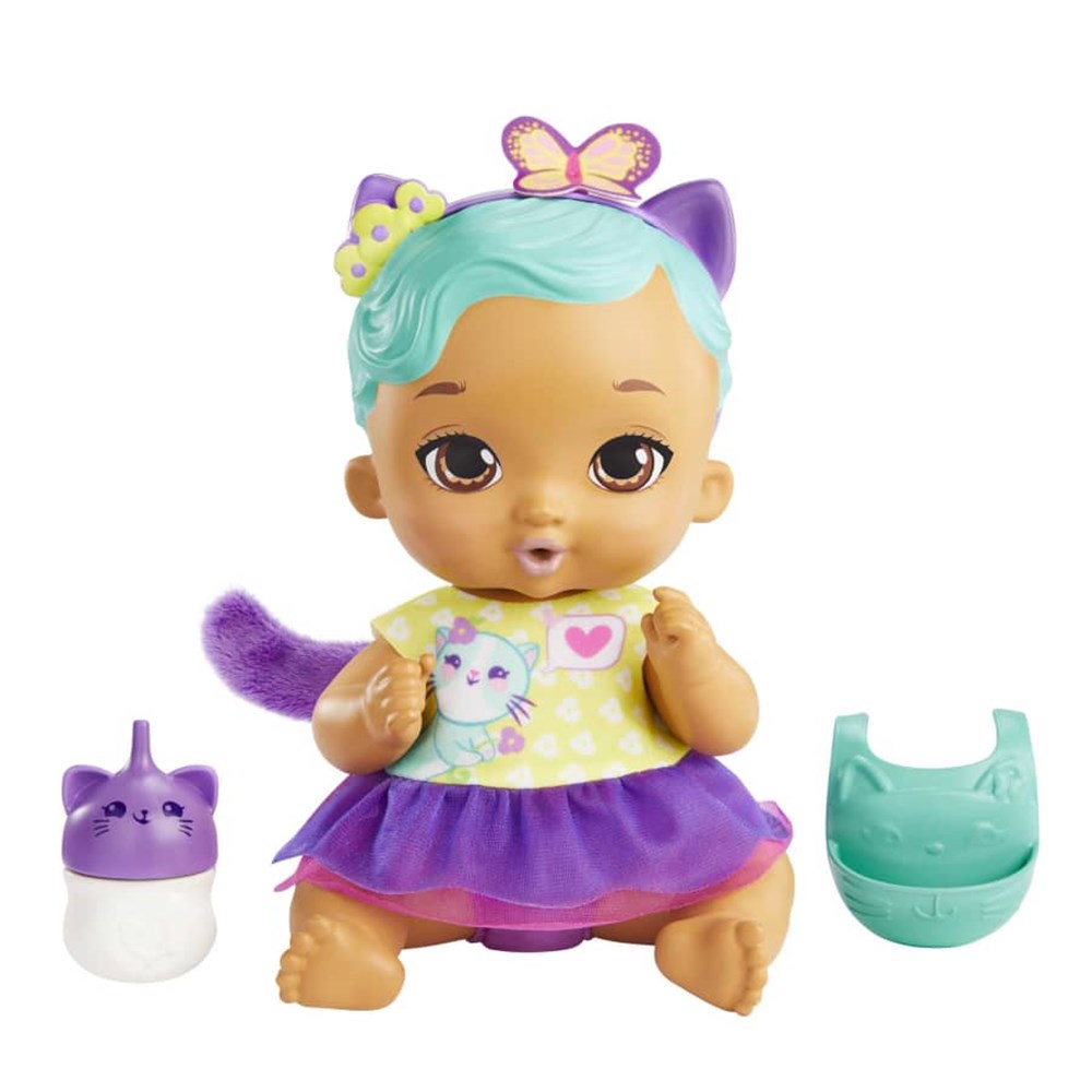 My Garden Baby Yavru Kedi Bebeğimin Bakım Zamanı Mavi Saçlı HHL22 My Garden Baby HHL22