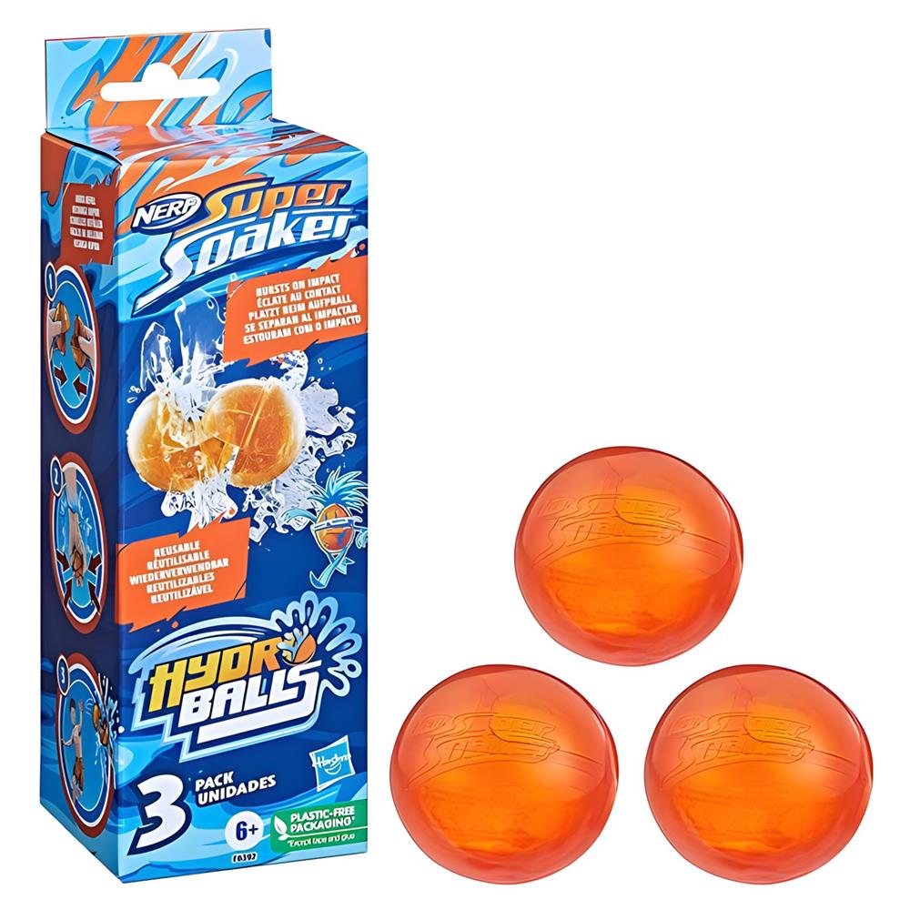 Nerf Super Soaker Hydro Balls 3 Pk F6392 Nerf F6392