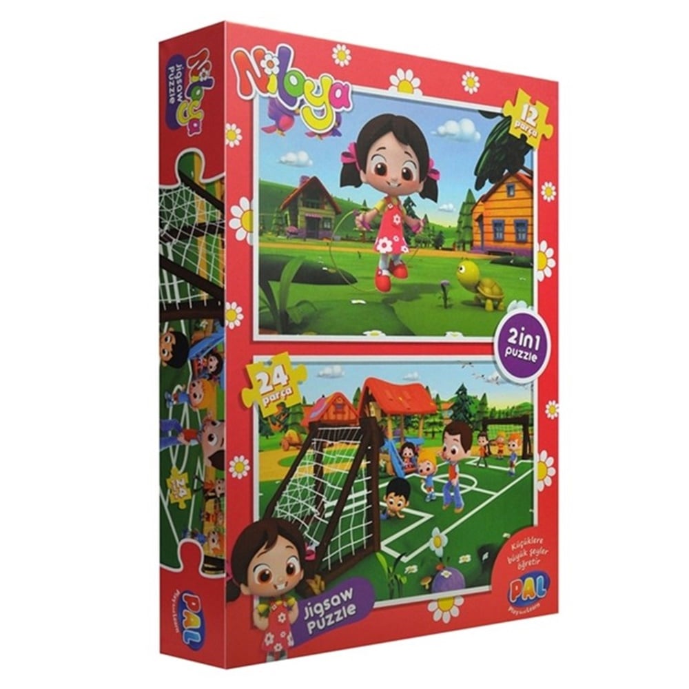 Niloya 2 in 1 12+24 Parça Puzzle