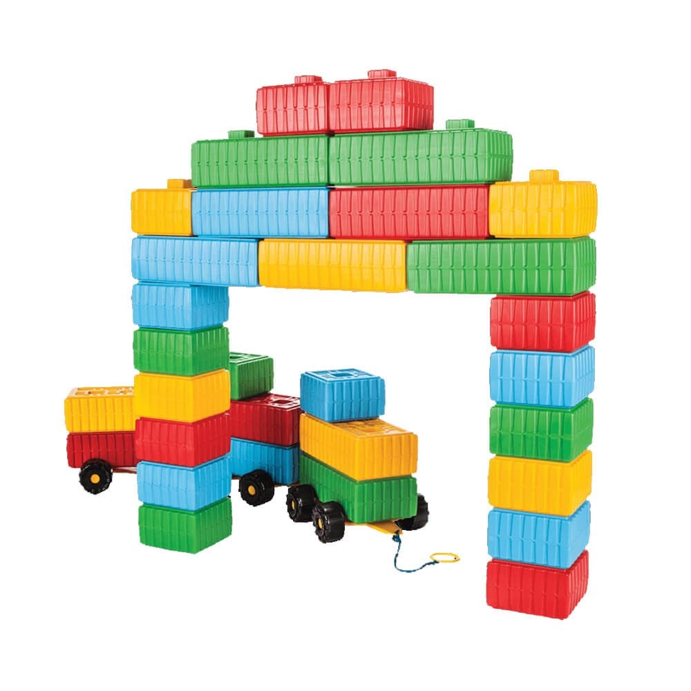 Pilsan Tuğla Blok Ve Araba Seti 43 Parca Pilsan PLS 03 251
