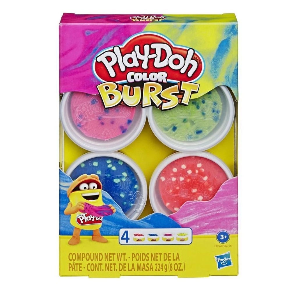 Play Doh Renkli Seri Çekim 4'lü Paket E6966-E8060 Play Doh E8060