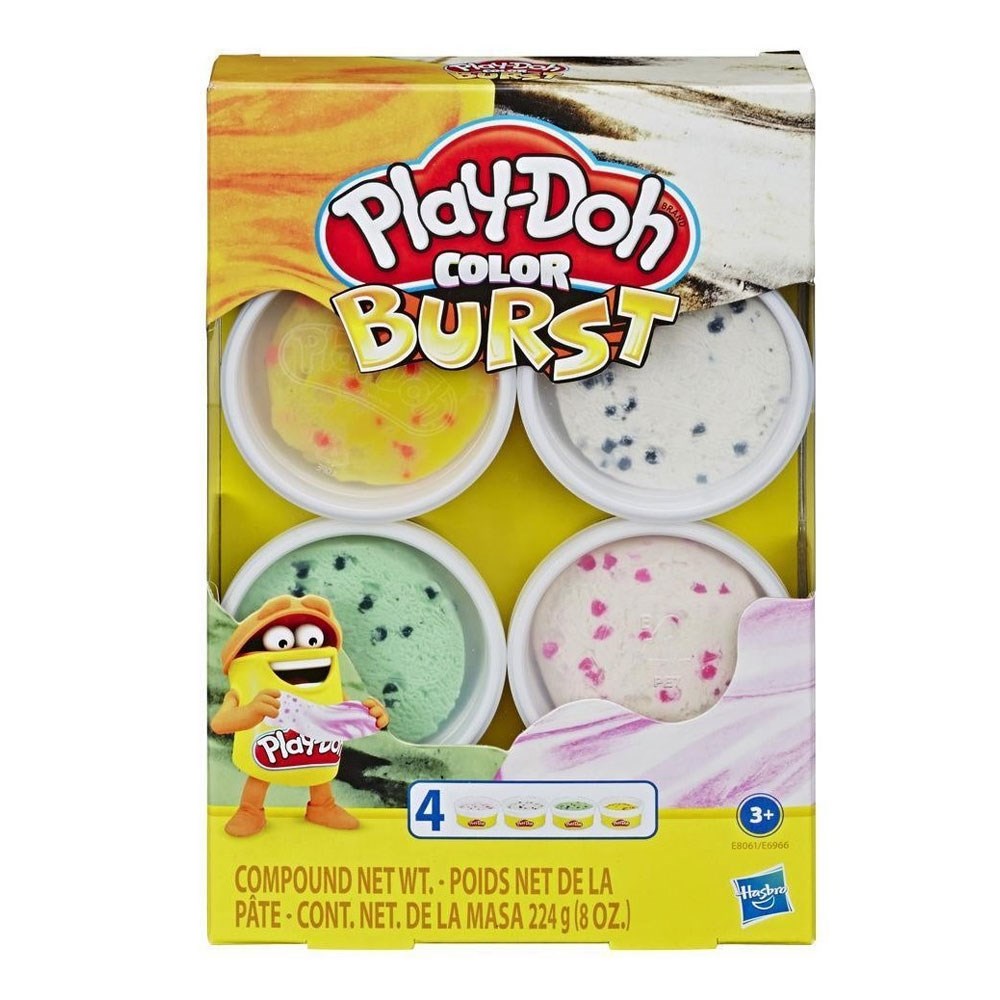 Play Doh Renkli Seri Çekim 4'lü Paket E6966-E8061 Play Doh E8061