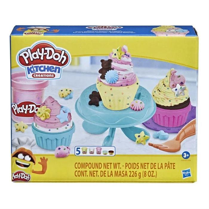 Play-Doh Eğlenceli Mutfağım Oyun Seti Confetti Cupcakes E7253-F2929 Play Doh F2929