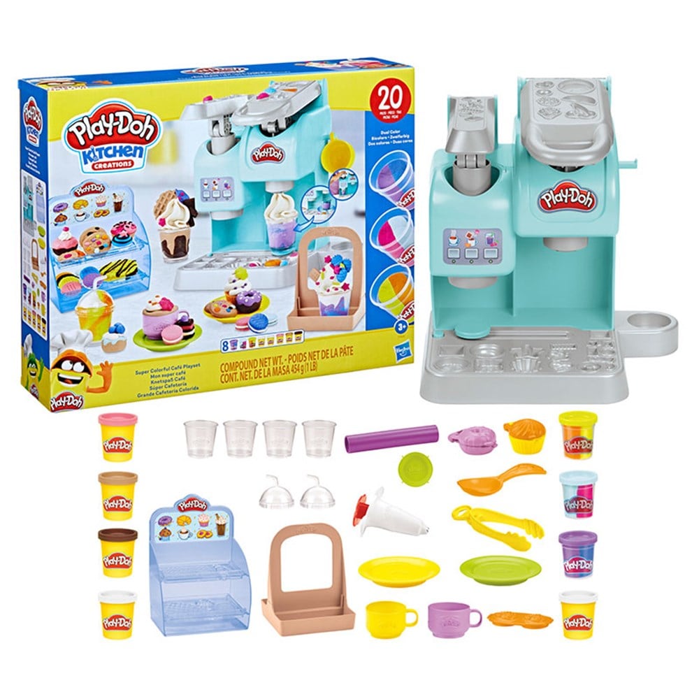 Play Doh Süper Renkli Kafe Oyun Seti F5836 Play Doh F5836