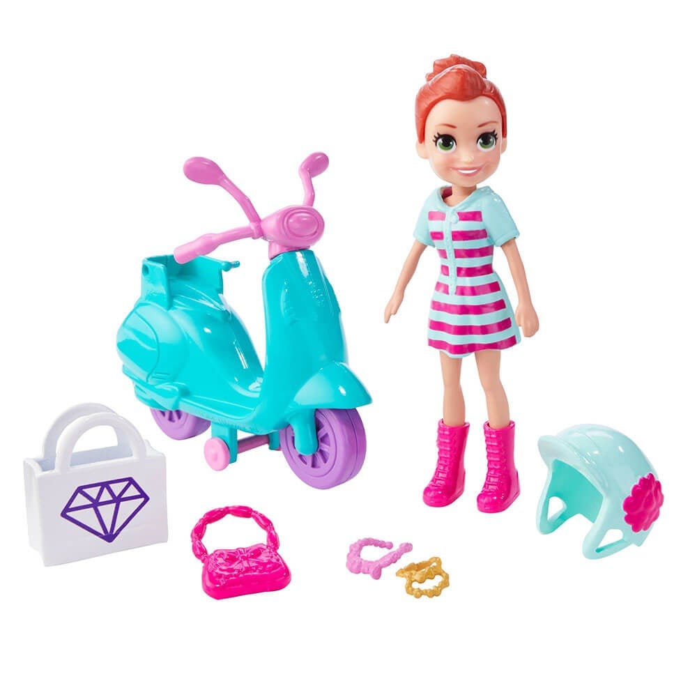 Polly Pocket Ve Bisikleti Oyun Setleri Gfp93-Gfp95 Polly Pocket GFP95