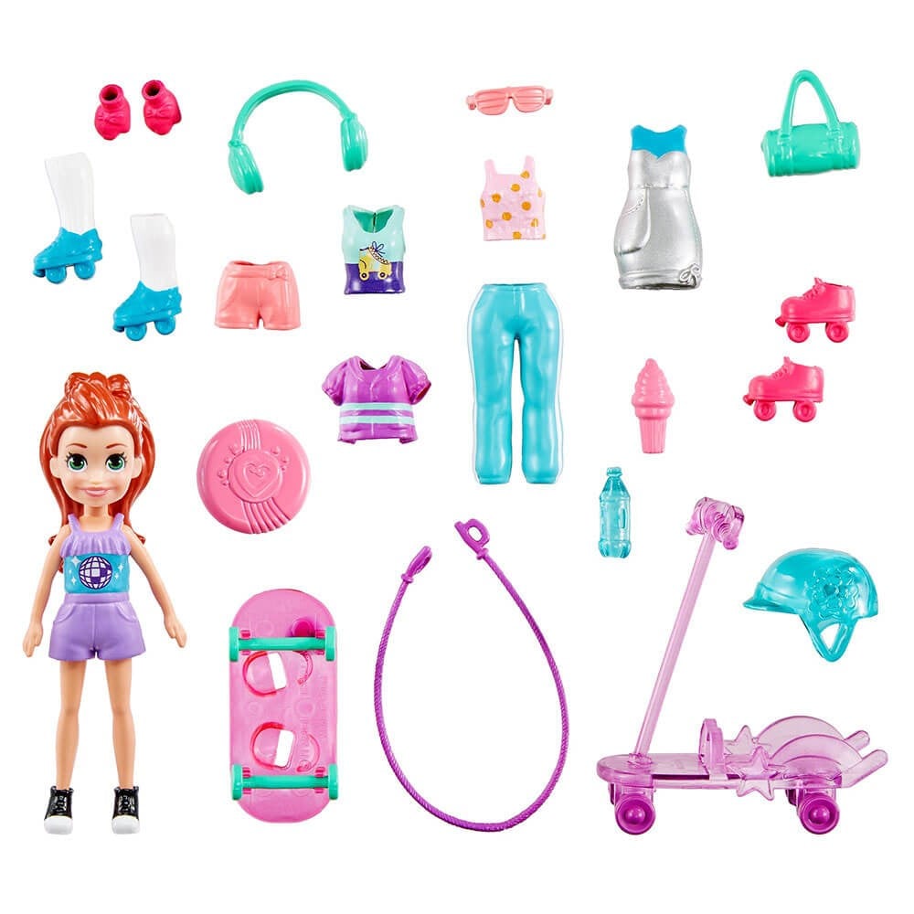 Polly Pocket Spor Yapıyor Oyun Setleri GBF85-HDW51 Polly Pocket HDW51
