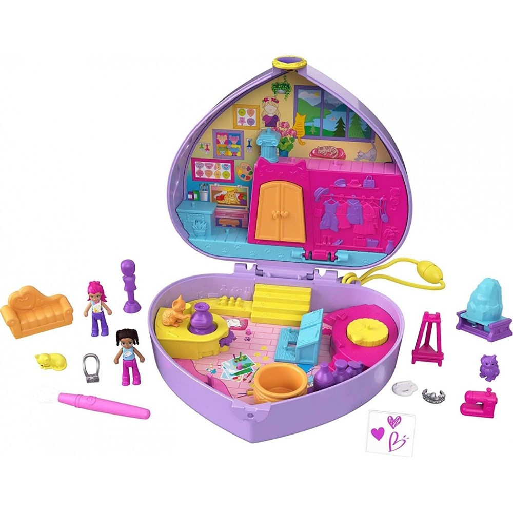 Polly Pocket ve Maceraları Oyun Setleri Art Studio FRY35-HGT15 Polly Pocket HGT15