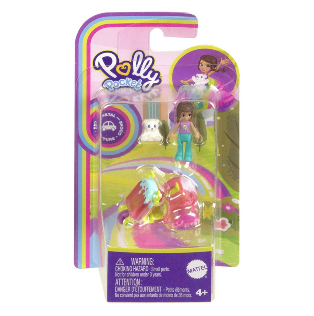 Polly Pocket'ın Muhteşem Araçları Oyun Setleri HKV55-HKV59 Polly Pocket HKV59