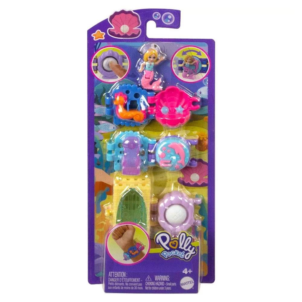 Polly Pocket Bileklik Olabilen Sevimli Oyun Setleri HKV67-HKV70 Polly Pocket HKV70
