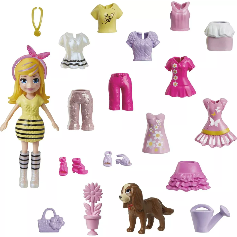 Polly Pocket Farklı Kombin Eğlencesi Oyun Setleri HKV88-HKV89 Polly Pocket HKV89