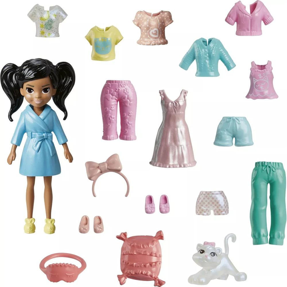Polly Pocket Farklı Kombin Eğlencesi Oyun Setleri HKV88-HKV92 Polly Pocket HKV92