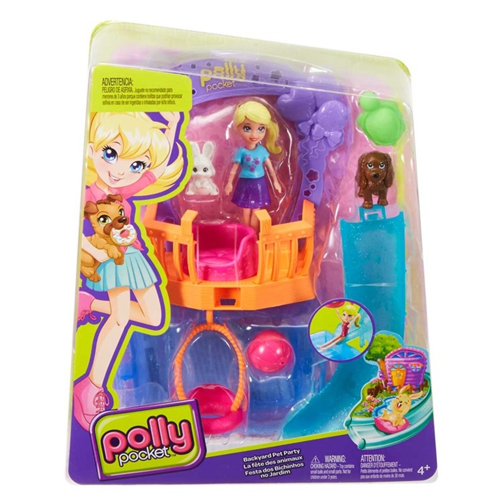 Polly Pocket Kaydırak Eğlencesi Oyun Seti FPH97