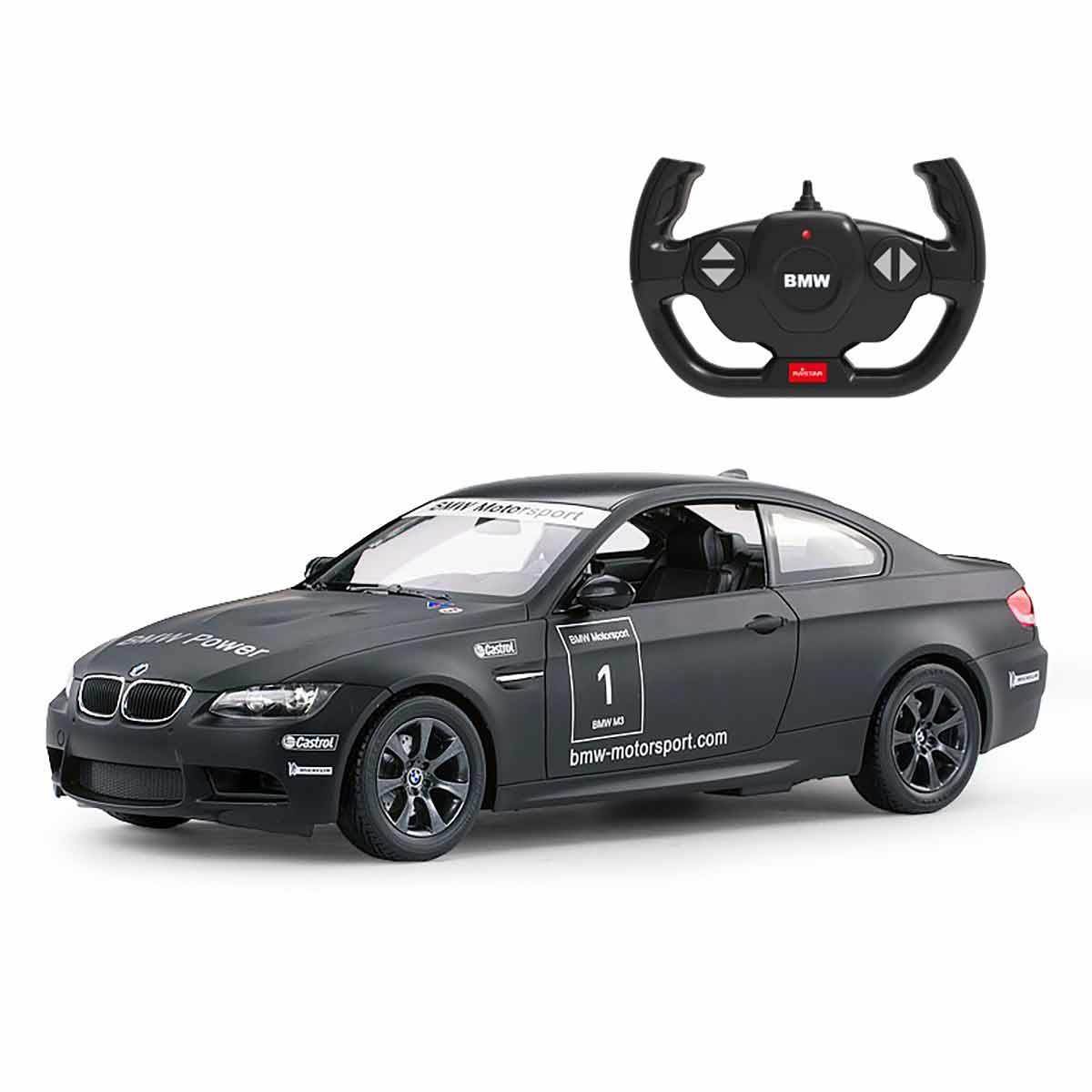 Rastar 1:14 Uzaktan Kumandalı BMW M3 Araba 32 cm Siyah Rastar S02048000 S