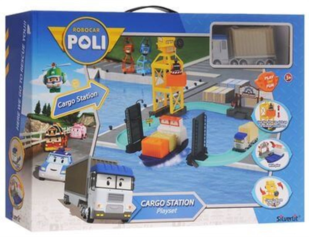 Robocar Poli Kargo İstasyonu Oyun Seti Robocar 83083