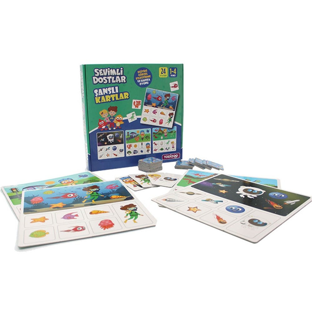 Todizoo Sevimli Dostlar Şanslı Kartlar 83913 Samatlı 83913
