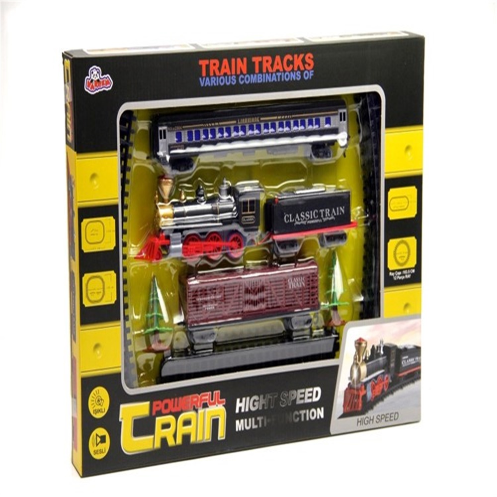 Sesli Işıklı Gerçekçi Model Tren Set