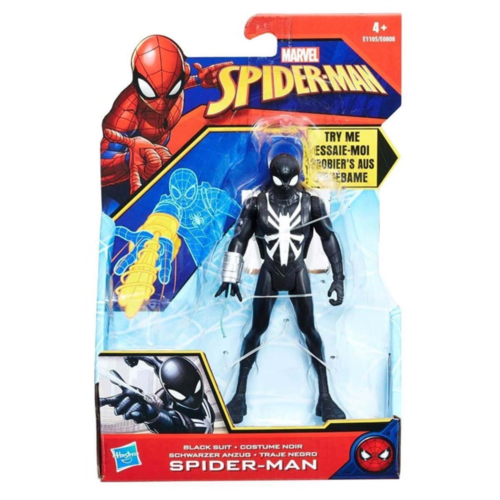 SPIDERMAN HAREKETLI FIGURLER SPIDERMAN BLACK SUIT Spiderman E1105