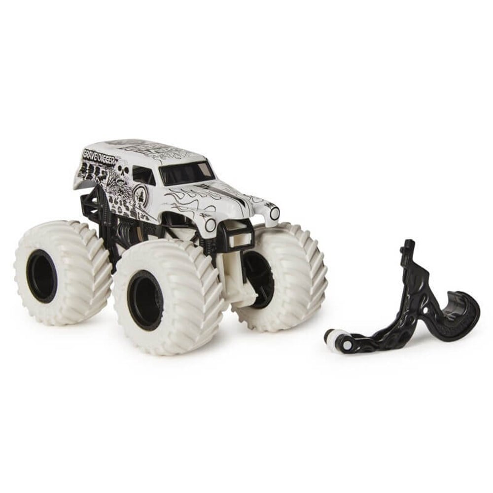 Monster Jam 1:64 Araçlar White Grave Digger 20130612 Spin Master SPM 20130612