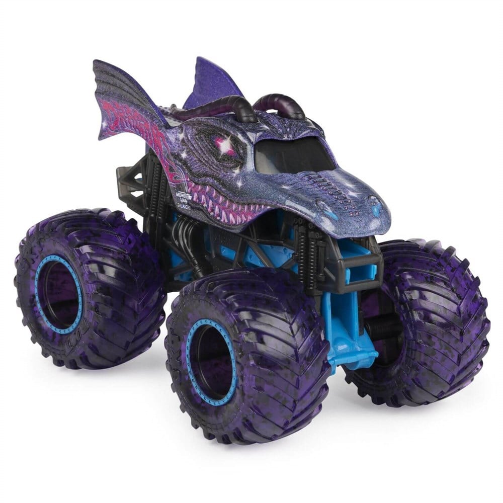 Monster Jam 1:64 Dişli Araçlar Purple Dragon 20132946 Spin Master SPM 20132946