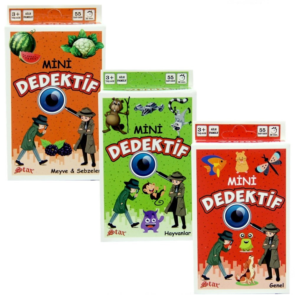 Star Mini Dedektif Oyun Kartları Star 1066431