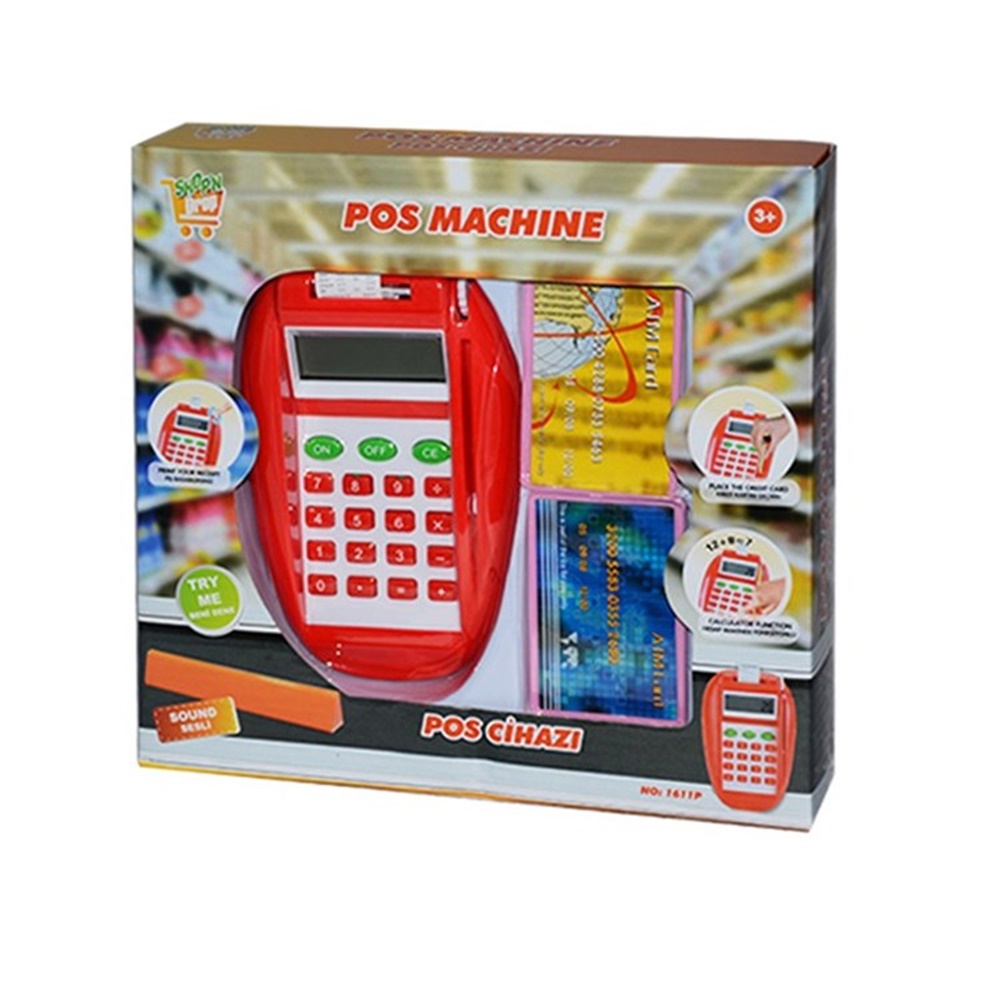 Sunman Oyuncak Market Pos Cihazı Sesli Set 0011611