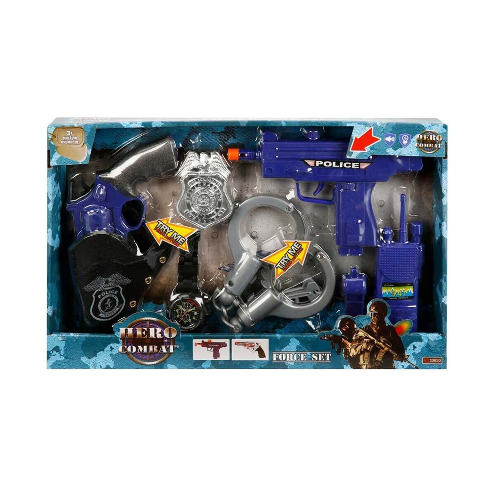 Sesli Ve Işıklı Özel Kuvvetler Oyun Seti Polis Sunman S000338905 P