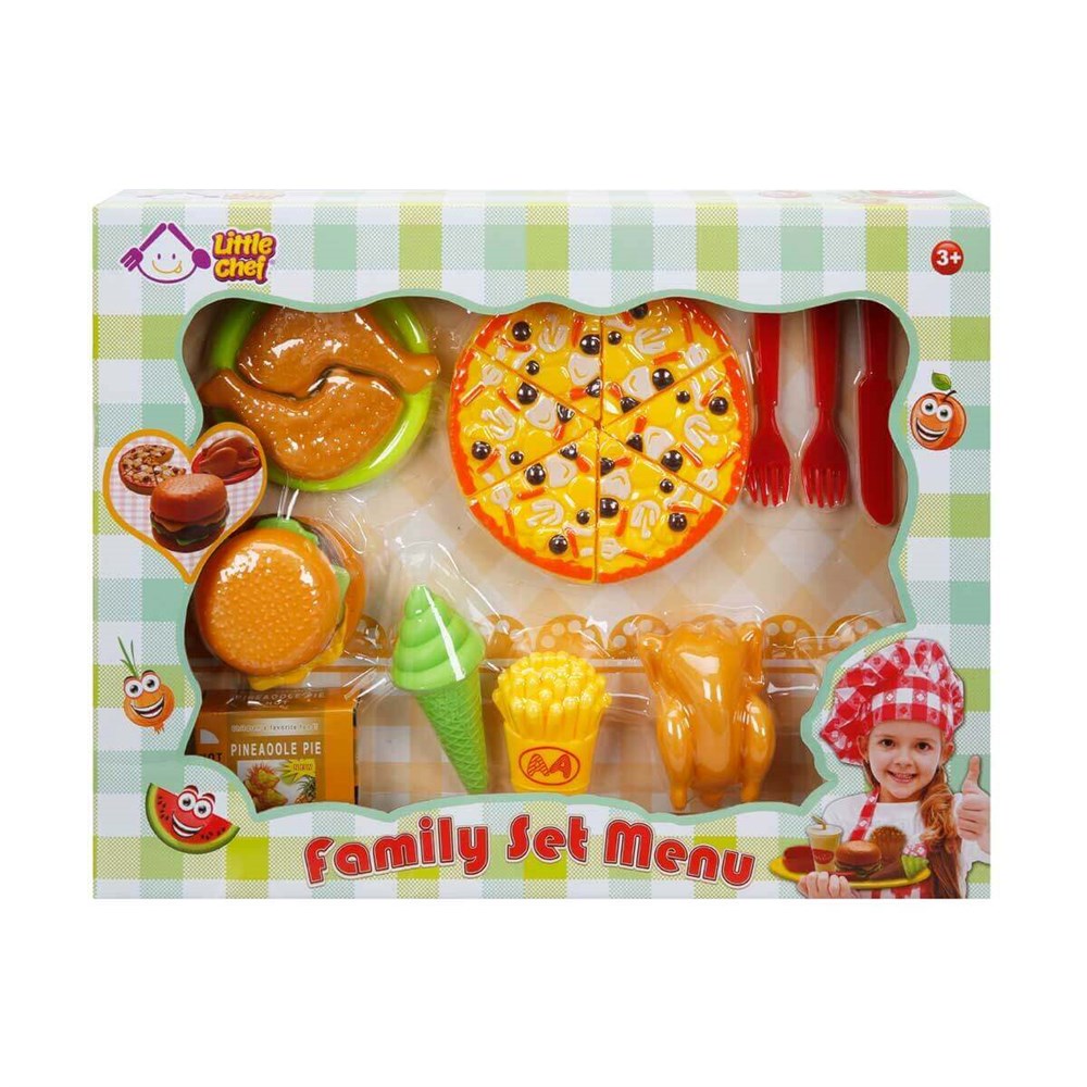 LITTLE CHEF FAST FOOD YIYECEKLER 15-18 PARCA Sunman S00048825