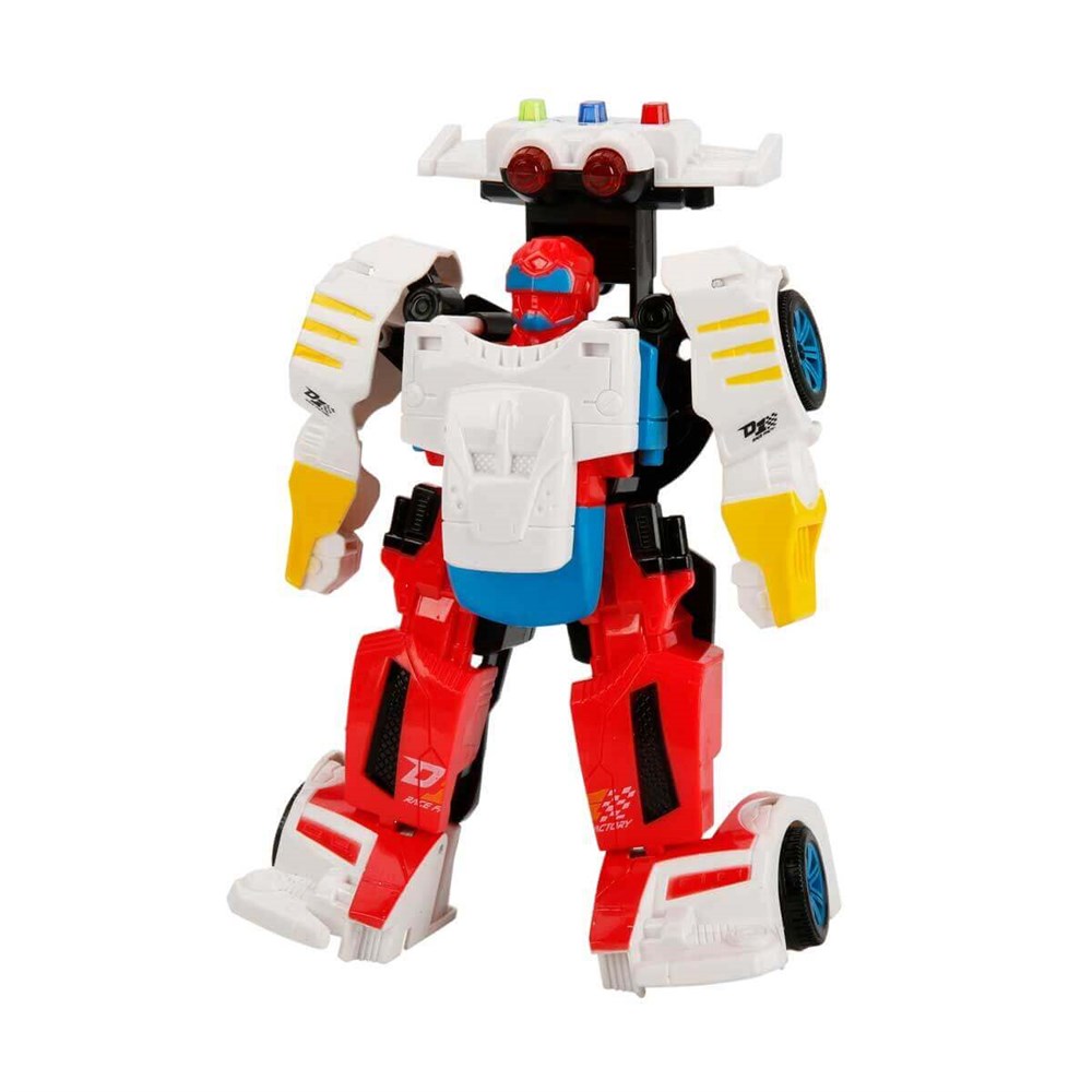 Maxx Wheels Sesli ve Işıklı Robota Dönüşen Araba 18 Cm Sunman S01002358