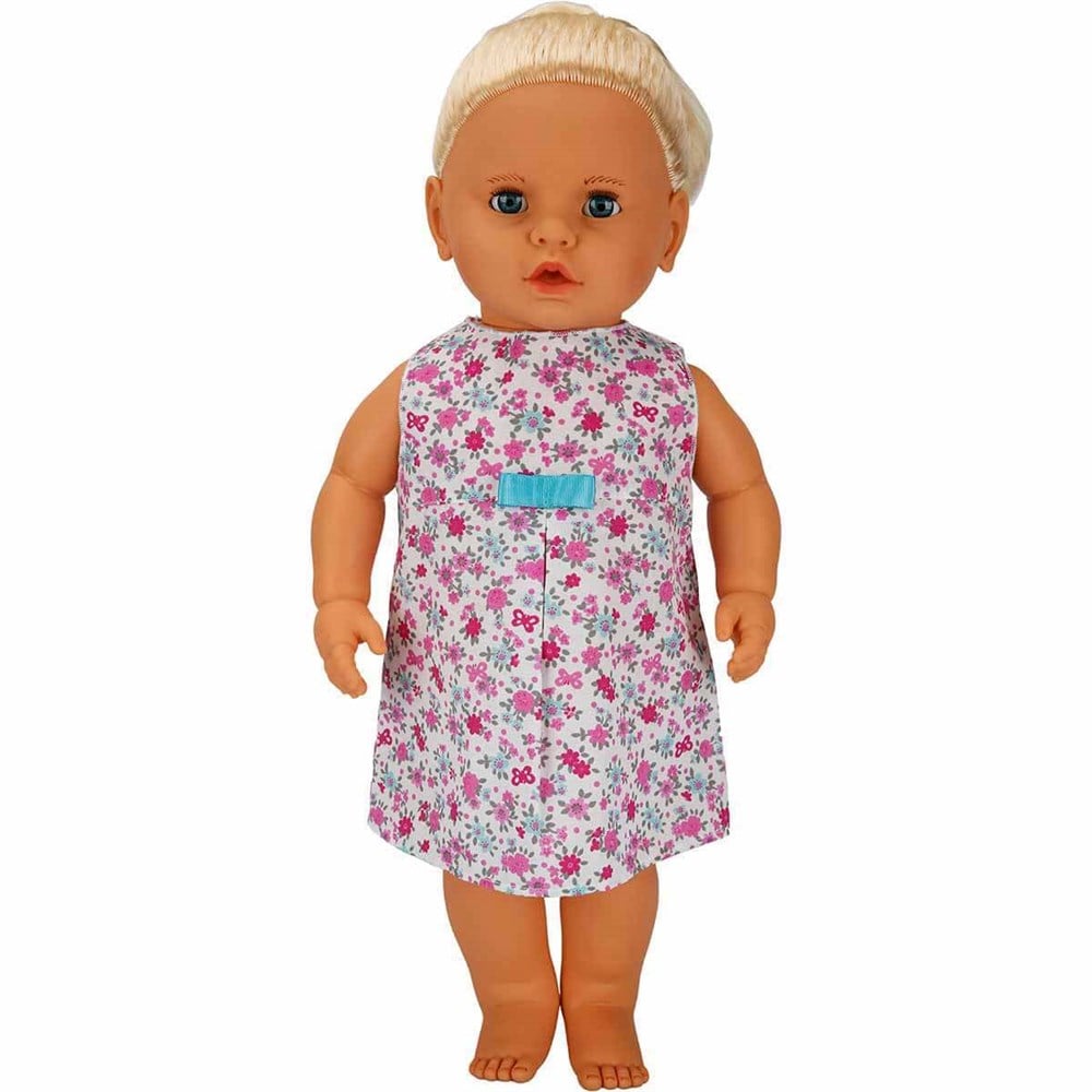 Lila Türkçe Konuşan 60 cm Sarısın Pembe Çiçekli Elbise Sunman S02060011 PC