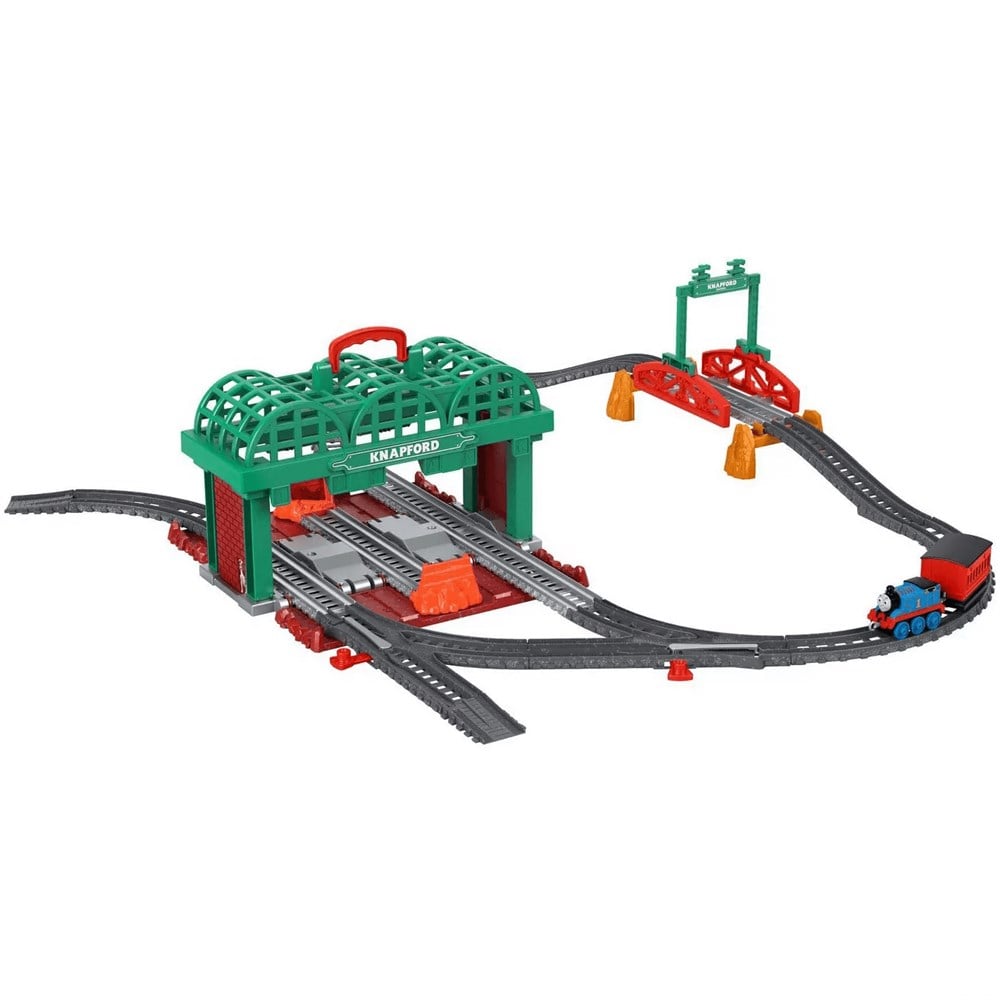 Thomas ve Arkadaşları - Knapford İstasyonu Oyun Seti (Sür-Bırak Trenli) GHK74 Thomas Friends GHK74